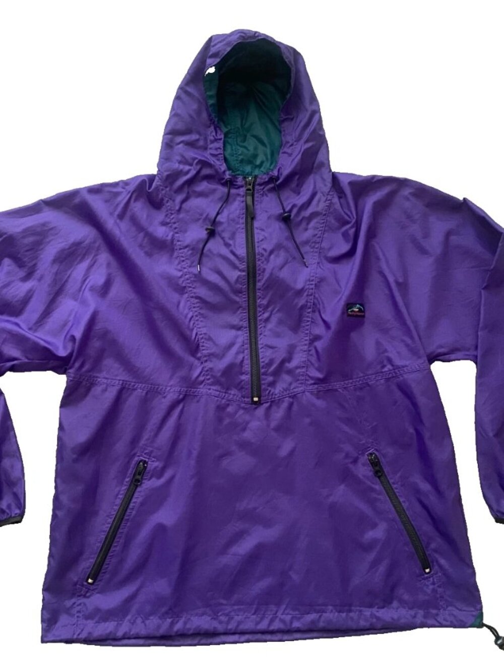 Vintage 90s Helly Hansen Men’s Large Purple Windbreaker Jacket